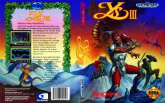 Ys III: Wanderers from Ys Front Cover