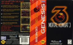 Mortal Kombat 3 Front Cover