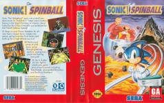 Sonic The Hedgehog Spinball Front Cover