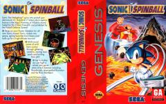 Sonic Spinball Front Cover