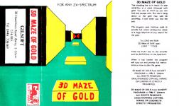 3D Maze Of Gold Front Cover