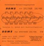 DBMS Front Cover