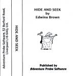 Hide And Seek Front Cover