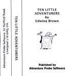 Ten Little Adventurers Front Cover