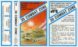 3D Combat Zone Front Cover