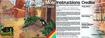 Monty Mole And The Temple Of Lost Souls Front Cover