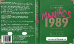 Computer Maniac's 1989 Diary Front Cover