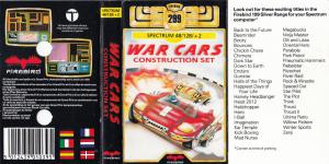 War Cars Construction Set Front Cover