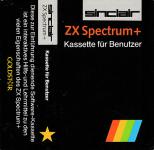 ZX Spectrum+ Kassette Fur Benutzer Front Cover