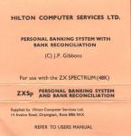 Personal Banking System Front Cover