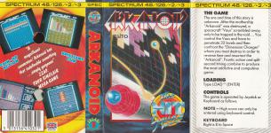 Arkanoid Front Cover