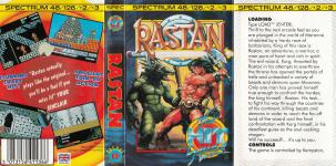 Rastan Front Cover