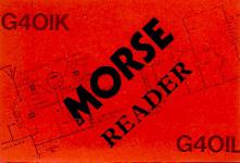 Morse Reader Front Cover