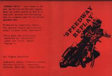 Speedway Replay - 1991 Front Cover