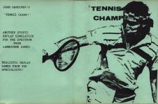 Tennis Champ Front Cover