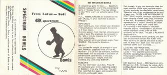 Spectrum Bowls Front Cover