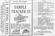 Sample Tracker 3T Front Cover