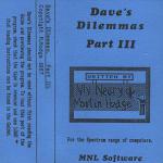 Dave's Dilemmas Part 3 Front Cover