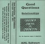 Good Questions - Relationships Front Cover