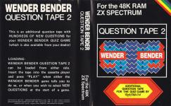 Wender Bender - Question Tape 2 Front Cover