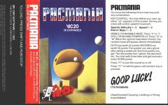 Pacmania Front Cover