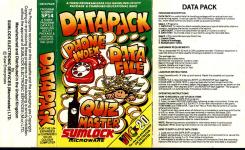 Datapack Phone Index Data File Plus Quiz Master Front Cover