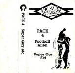 Pack 4 Football Alien Plus Super Guy Ski Front Cover