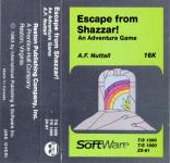 Escape From Shazzar Front Cover