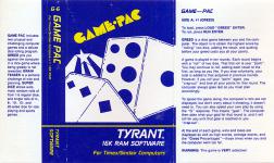 Game Pac Front Cover