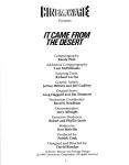 It Came From The Desert Inner Cover