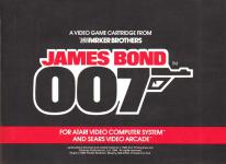 James Bond 007 Inner Cover