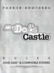 Mr. Do!'s Castle Inner Cover