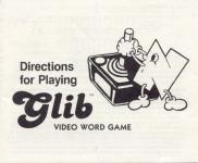 Glib: Video Word Game Inner Cover