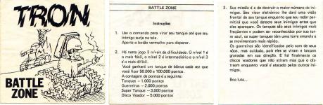 Battle Zone Inner Cover