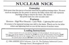 Nuclear Nick Inner Cover