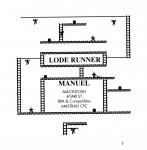 Lode Runner Inner Cover