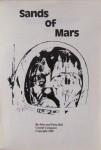 Sands of Mars Inner Cover