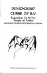 Dunjonquest: Curse of Ra Inner Cover