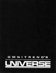 Universe Inner Cover