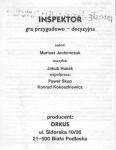 Inspektor Inner Cover