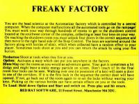 Freaky Factory Inner Cover