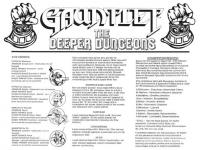 Gauntlet: The Deeper Dungeons Inner Cover