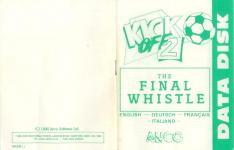 Kick Off 2: Final Whistle Inner Cover