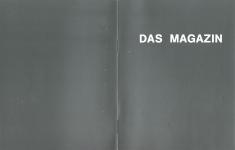 Das Magazin Inner Cover