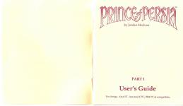 Prince of Persia Inner Cover