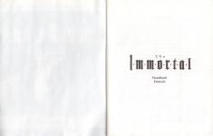 The Immortal Inner Cover