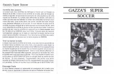 Gazza's Super Soccer Inner Cover