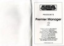 Premier Manager II Inner Cover