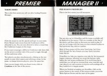 Premier Manager II Inner Cover