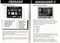 Premier Manager II Inner Cover